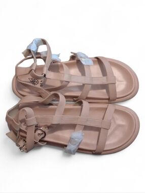 Beasties Beige Strappy Sandals